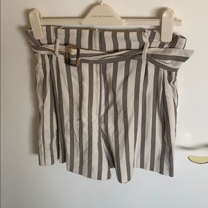 Topshop pleated shorts